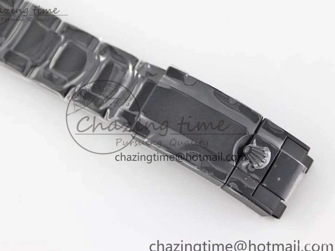 0515 Functional Daytona All Black PVD TWF Best Edition Rainbow Diamonds Bezel Black Dial on PVD Bracelet A 2449